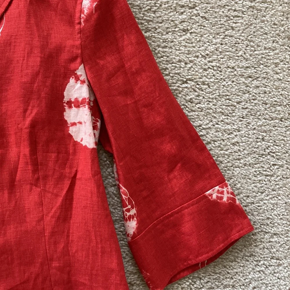 Lafayette 148 New York Tie Dye Jacket - Picture 4 of 8